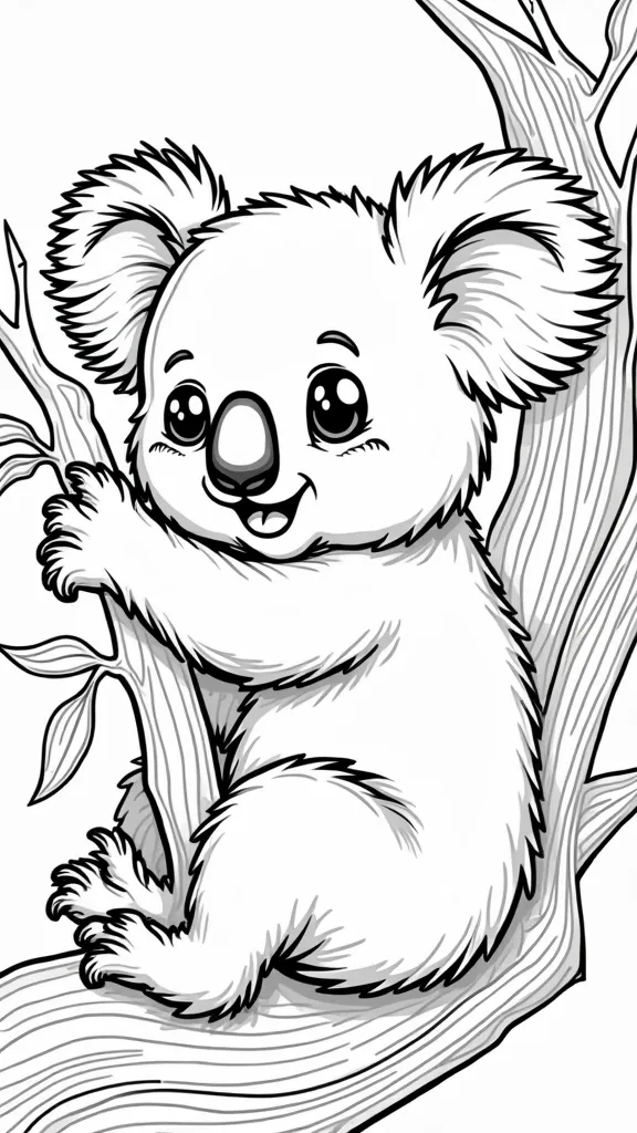 coloriages koala gratuitement